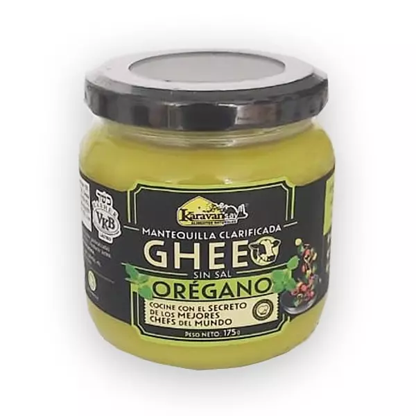 Mantequilla Ghee Oregano Sin Sal 175 Gr - Karavansay