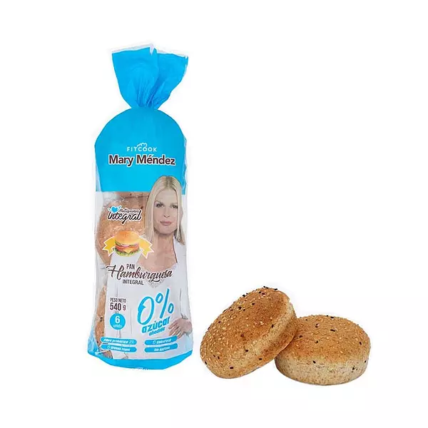 Pan Hamburguesa Integral Multigranos 540g - Mary Mendez