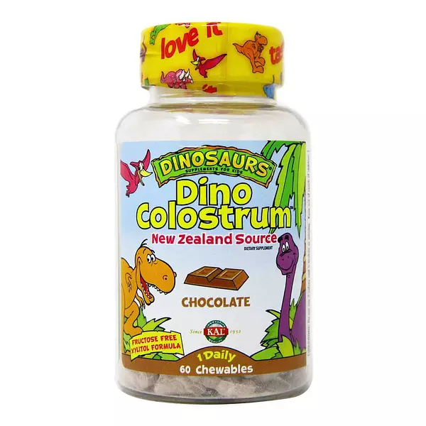 Dino Colostrum de Chocolate 60 Tabletas Masticables