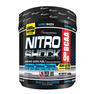Nitro Shock Sabor Fruto Rojos 440g - Nutramerican