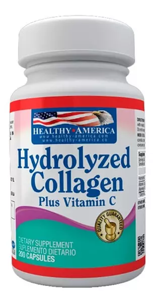 Hydrolyzed Collagen Plus Vitamin C 60 Capsulas - Healthy Ame