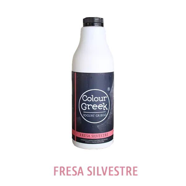 Yogurt Entero con Dulce Griego Sabor Fresa 1000g - Colour Gr