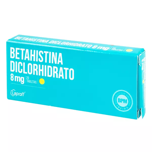 Betahistina 8 Mg