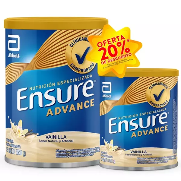 Oferta Ensure Advance Vainilla