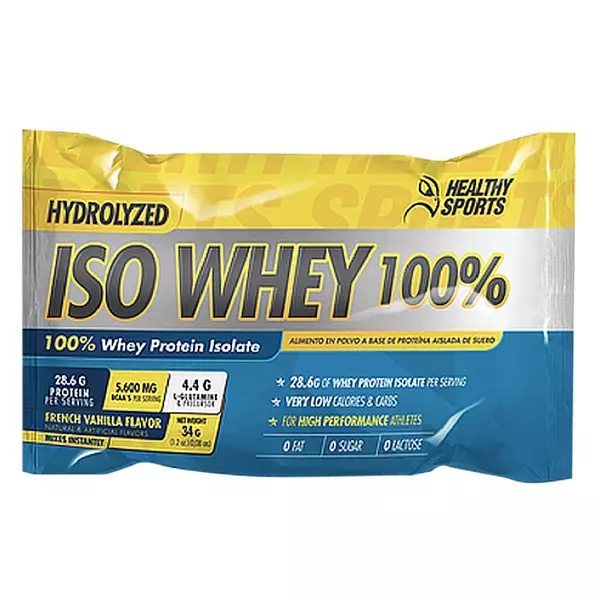 Iso Whey 100% Sabor Vainilla 34g - Healthy Sports