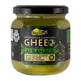 Mantequilla Clarificada Ghee Albaca Sin Sal 175g