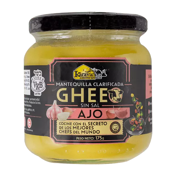 Mantequilla Clarificada Ghee Ajo Sin Sal 175gr