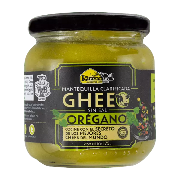 Mantequilla Ghee Oregano Sin Sal 175 Gr - Karavansay