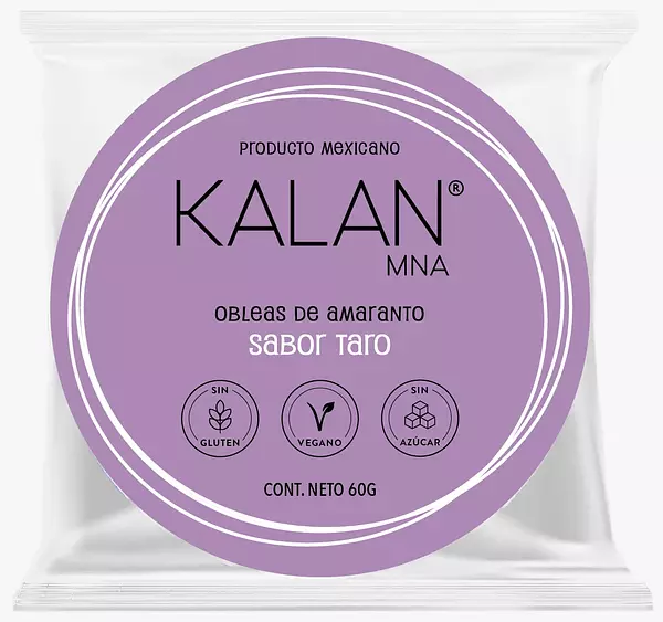 Obleas Wafers Sabor Taro 60gr - Kalan Mna