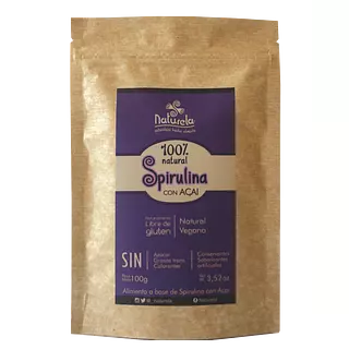 Spirulina con Acai 100gr - Naturela