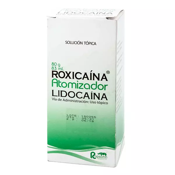 Roxicaína Atomizador Lidocaína