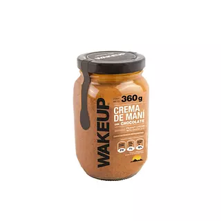 Crema de Mani con Chocolate 360gr - Wake Up