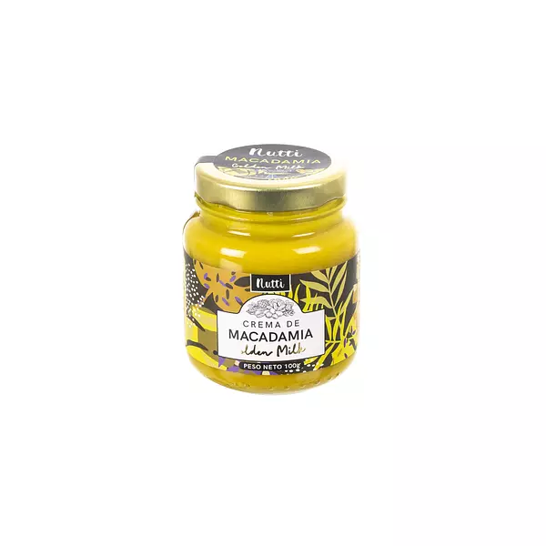 Crema Macadamia Golden Milk 100gr - Nutti