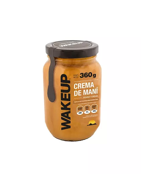 Crema de Mani Natural 360gr - Wakeup