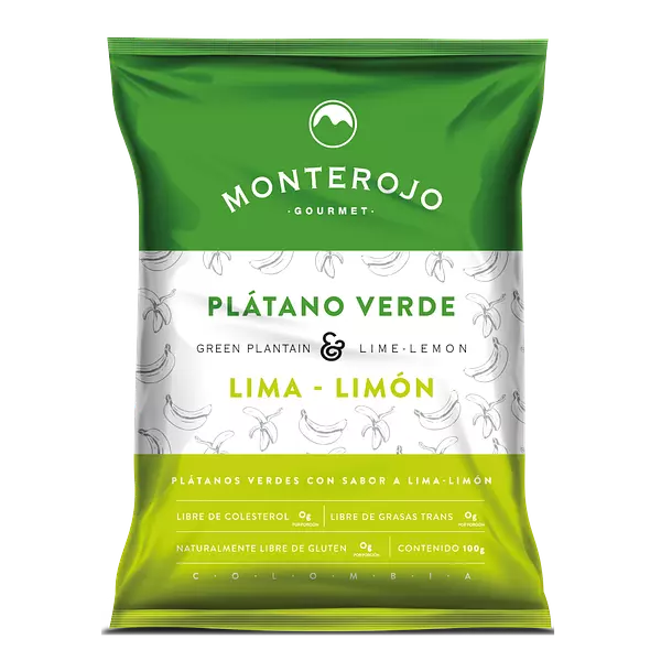 Platano Verde & Lima Limon 100g - Monterojo