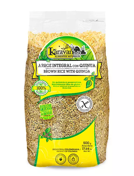 Arroz Integral con Quinua 500gr - Karavansay