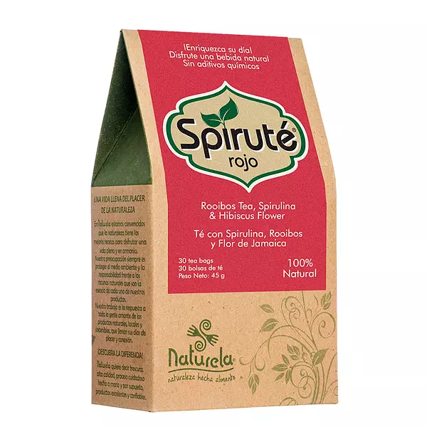 Te Spirute Rojo con Spirulina Rooibos y Flor de Jamaica - Na