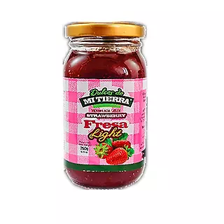 Mermelada de Fresa Light 260g - Dulces de Mi Tierra