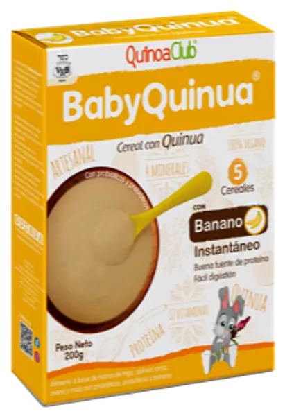 Cereal con Quinua Sabor Banano 200gr - Babyquinua