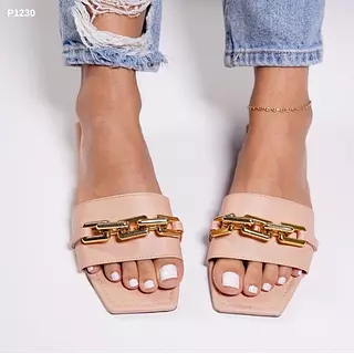 Sandalias Planas Nude