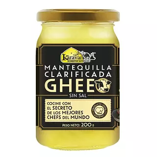 Mantequilla Clarificada Ghee Sin Sal 200gr - Karavansay