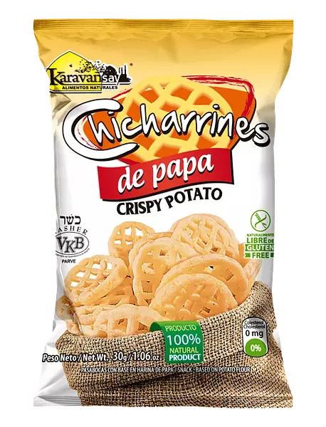 Chicharrines de Papa Crispy Potato 30g - Karavansay