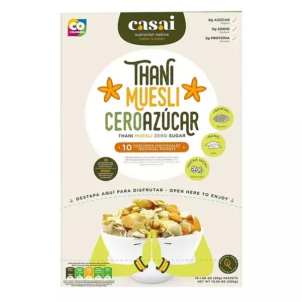 Thani Muesli Cero Azucar 30g - Casai