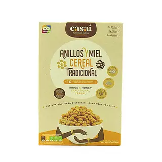 Anillos y Miel Cereal Tradicional 20g - Casai