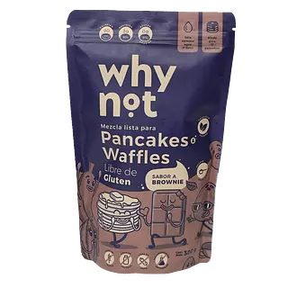 Pancakes & Waffles Sabor Brownie 300g - Why Not
