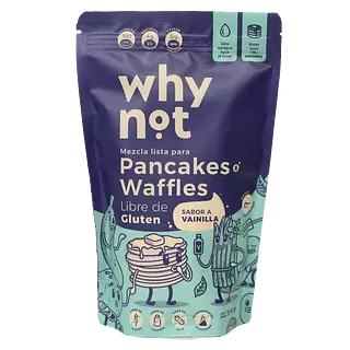 Pancakes & Waffles Sabor Vainilla 300g - Why Not
