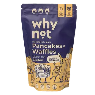 Pancakes & Waffles Sabor Banano 300g - Why Not