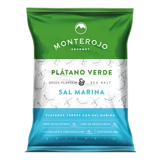 Platano Verde & Sal Marina 110gr - Monterojo