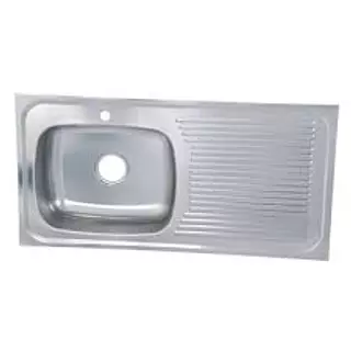 Lavaplatos Con Escurridor Poceta Izquierda Monocontrol