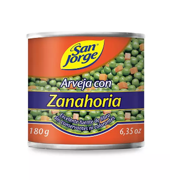 Arveja Con Zanahoria San Jorge 180gr