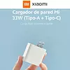 Cargador Pared Xiaomi Carga Rápida 33w Doble / Usb A + Usb C