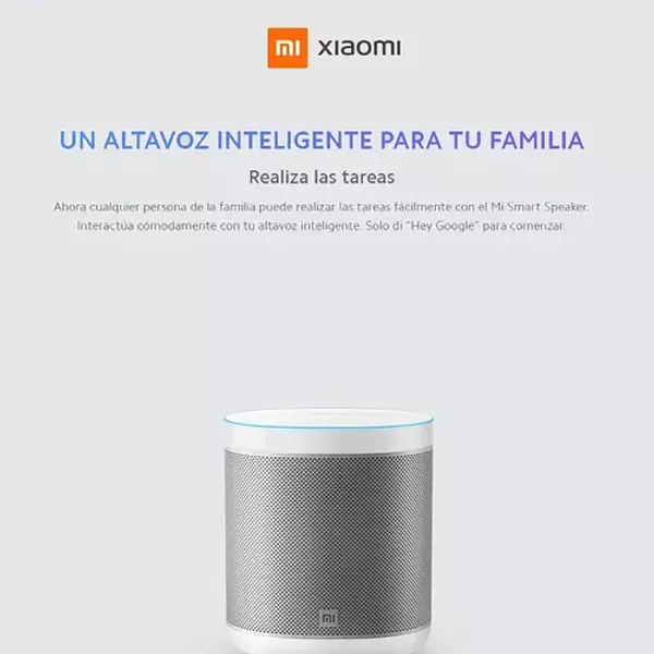 Mi Smart Speaker Xiaomi Asistente De Google