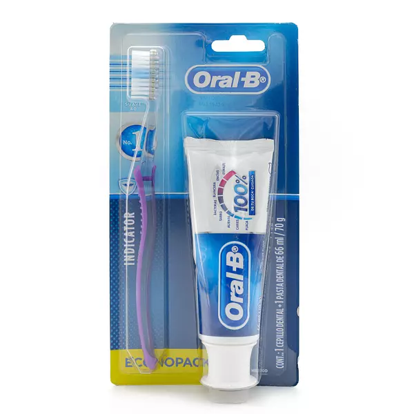 Pack Oral-B Cepillo + Crema 100%