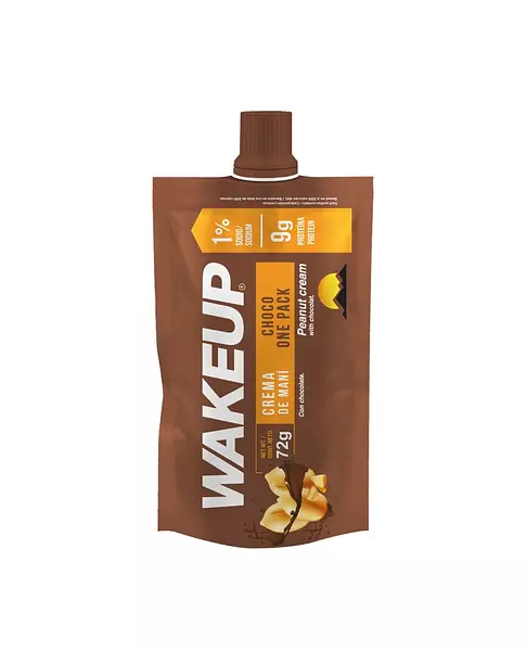 Crema de Mani con Chocolate One Pack 72gr - Wakeup