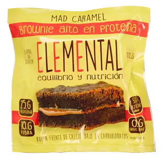 Brownie Mad Caramel 100g - Elemental