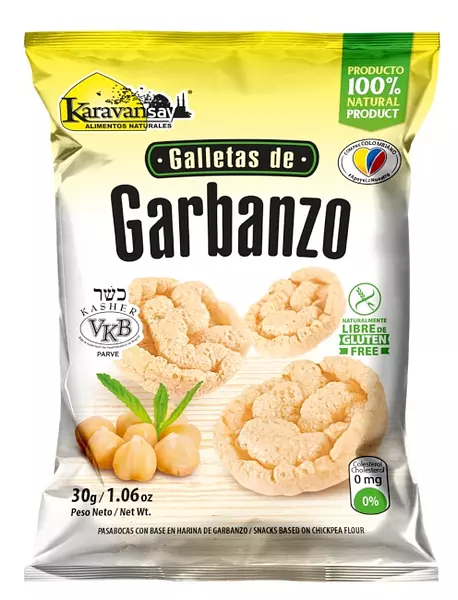 Galletas de Garbanzo 30g - Karavansay