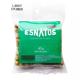 Arvejas Tostada 40gr - Esnatos