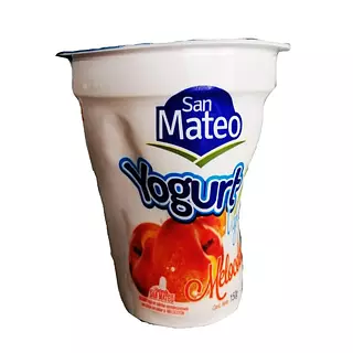 Yogurt Light Vaso 150 Gr Melocoton San Mateo
