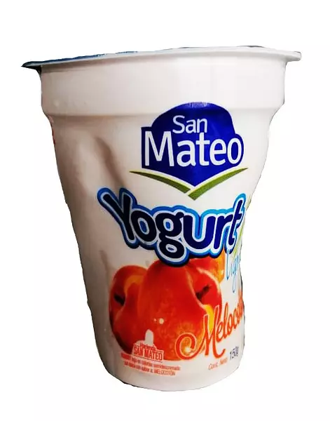 Yogurt Light Vaso 150 Gr Melocoton San Mateo