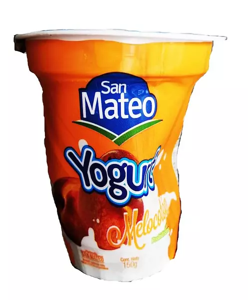 Yogurt Vaso 150 Gr Melocotón San Mateo