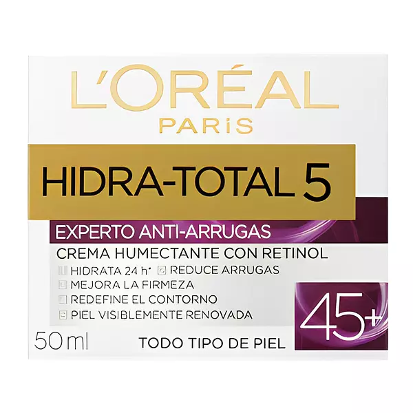 Crema Humectante Anti-Arrugas Total 5