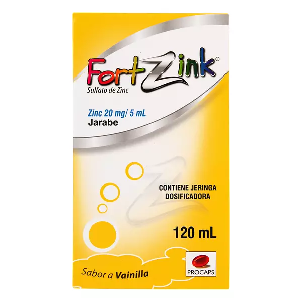 Fortzink Jarabe 20 Mg