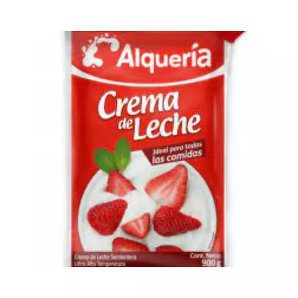 Crema De Leche Alquería X 900 Gr