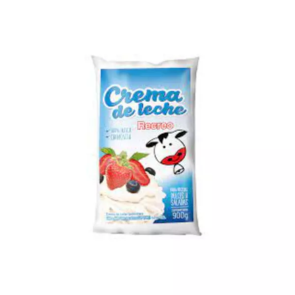 Crema De Leche Recreo X 900 Gr