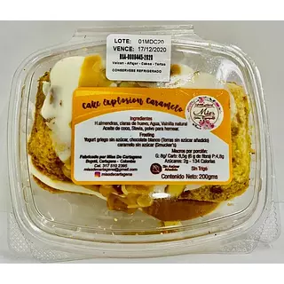 Cakes Explosion de Caramelo 200gr - Mias