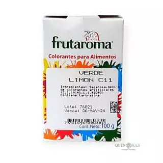 Colorante En Polvo Frutaroma Verde Limón